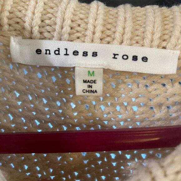 Endless Rose Open Shoulder Sweater - Picture 6 of 6